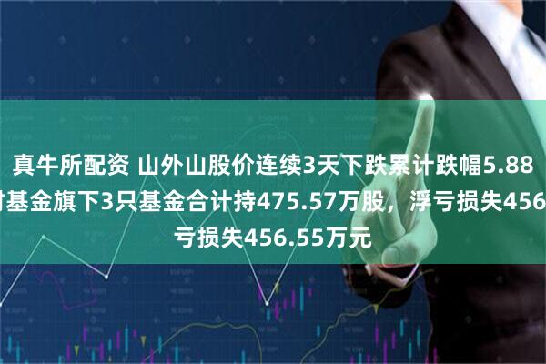 真牛所配资 山外山股价连续3天下跌累计跌幅5.88%，博时基金旗下3只基金合计持475.57万股，浮亏损失456.55万元